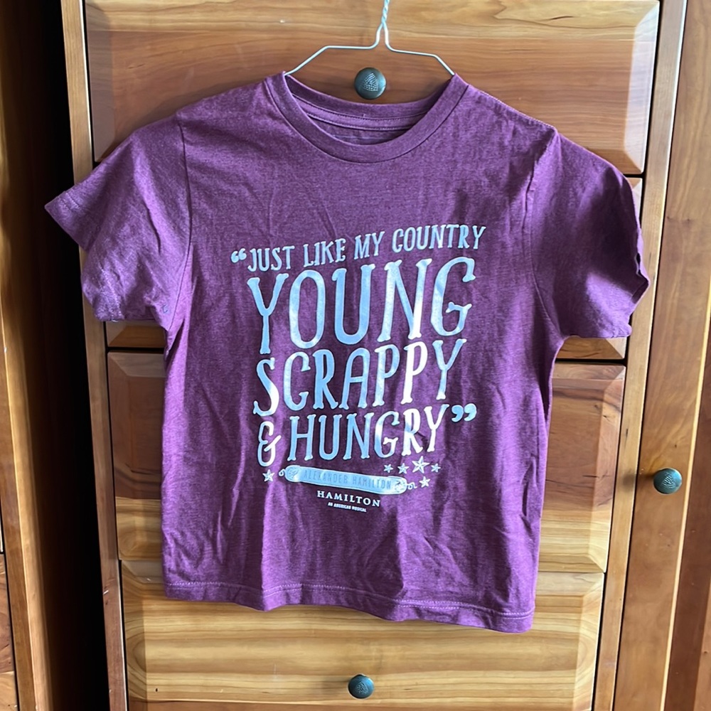 Official Hamilton the Musical Merch T-Shirt Size youth Small Creative Goods